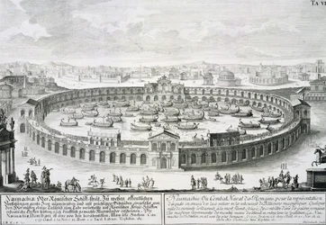 Reconstrucción de una Batalla Naval Romana, de 